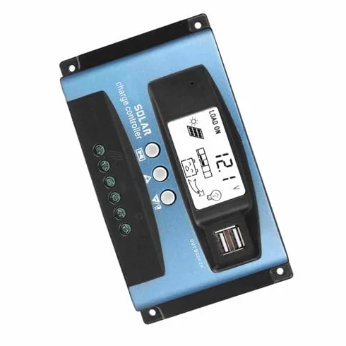 Kontroler ładowania słonecznego MPPT 40A 50A 60A 100A Kontroler panelu słonecznego Kontroler ładowania baterii Podwójne połączenie USB Uziemienie ujemne z wyświetlaczem LCD 12V 24V (40A)