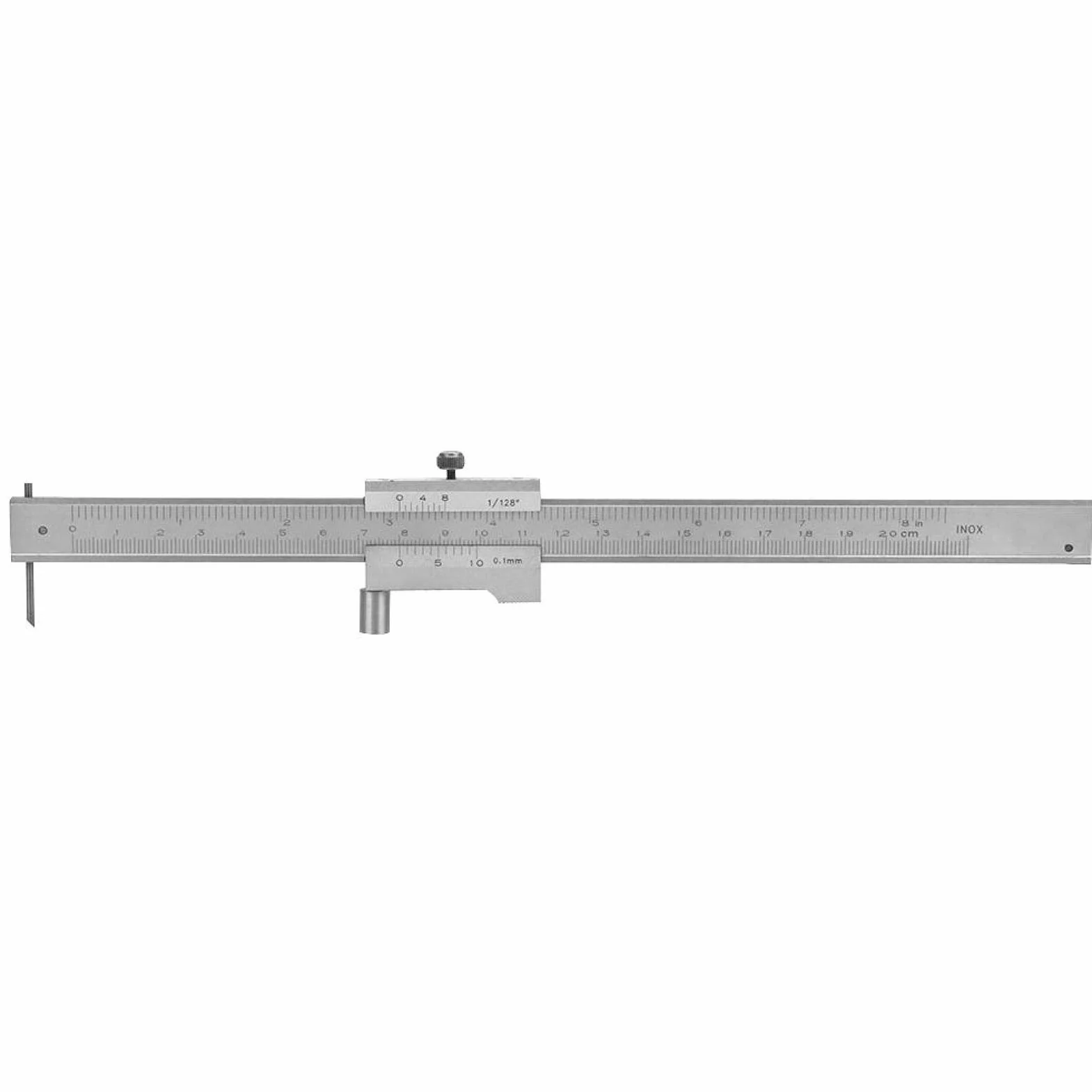 Suwmiarka Noniuszowa ze Stali Nierdzewnej 0-200mm Cal/Milimetr