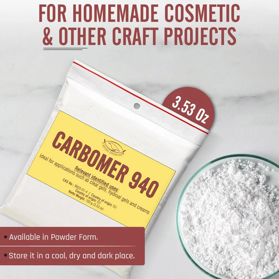 CARBOMER 940 CARBOPOL 940 Polimer KWASU POLIAKRYLOWEGO 99% Proszek 100 g Żel zagęszczający
