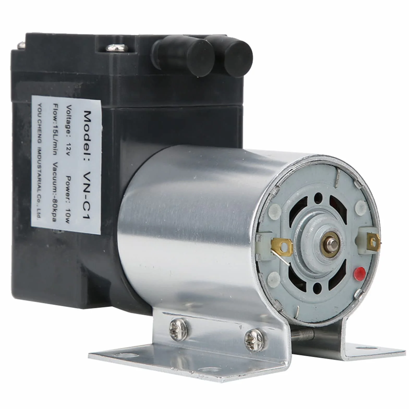 Mini pompa próżniowa DC 12V/24V 200kpa 10W 15L/min Elektryczna przenośna pompa powietrza z uchwytem