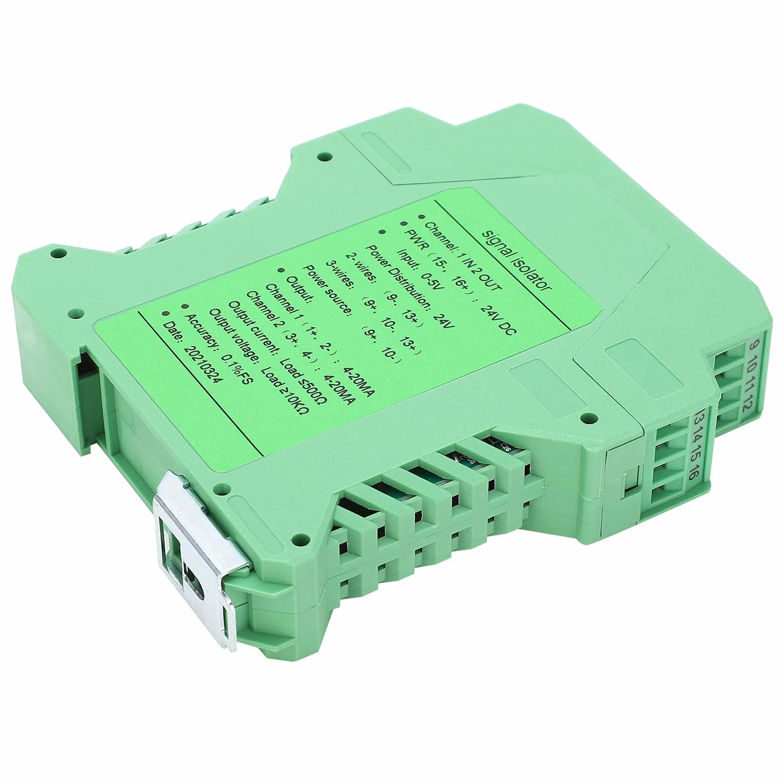 Izolator Sygnału Prądowego DC 24V 4-20mA PLC Nadajnik Kondycjoner Sygnału