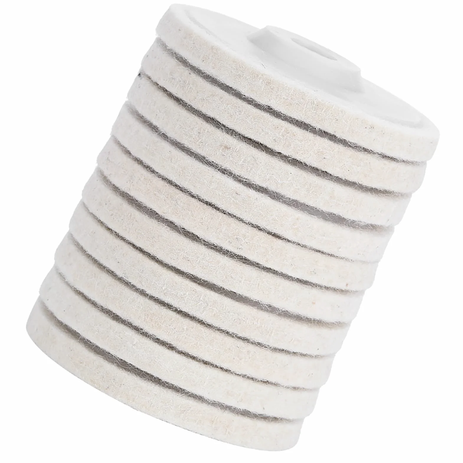10 sztuk Wool Felt polerskie tarcze polerskie, szlifierki kątowe, tarcze polerskie, tarcze polerskie do wełny, zestaw do polerowania, do biżuterii metalowej, młynka cylindrycznego (cienka wełna)