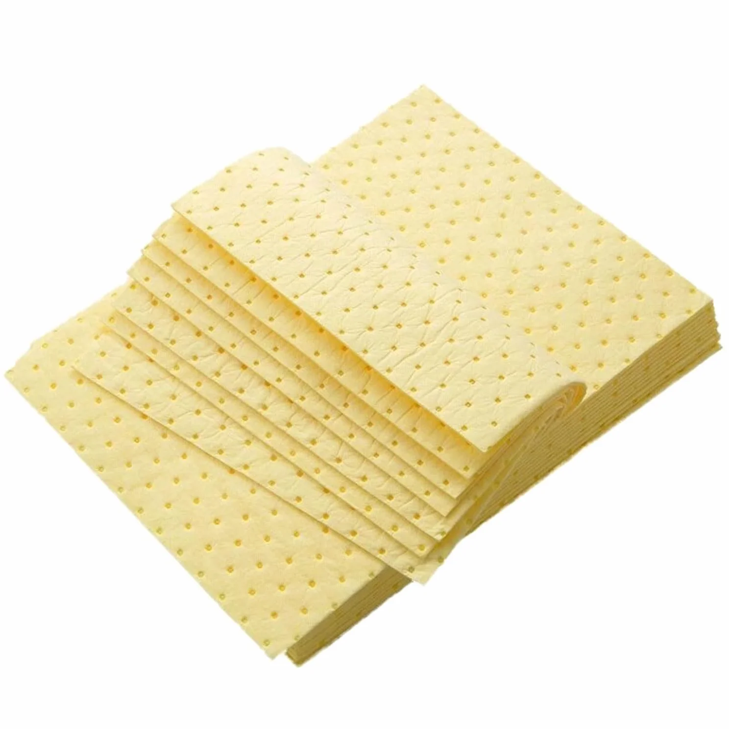 Uniwersalna Mata Pochłaniająca Olej (chemikalia/olej/woda - 3 Rodzaje) Mat Przeciwrozlewowych Do Użytku Wewnątrz/zewnątrz Budynków(Size:10 sheets,Color:CHEMICAL 2mm)