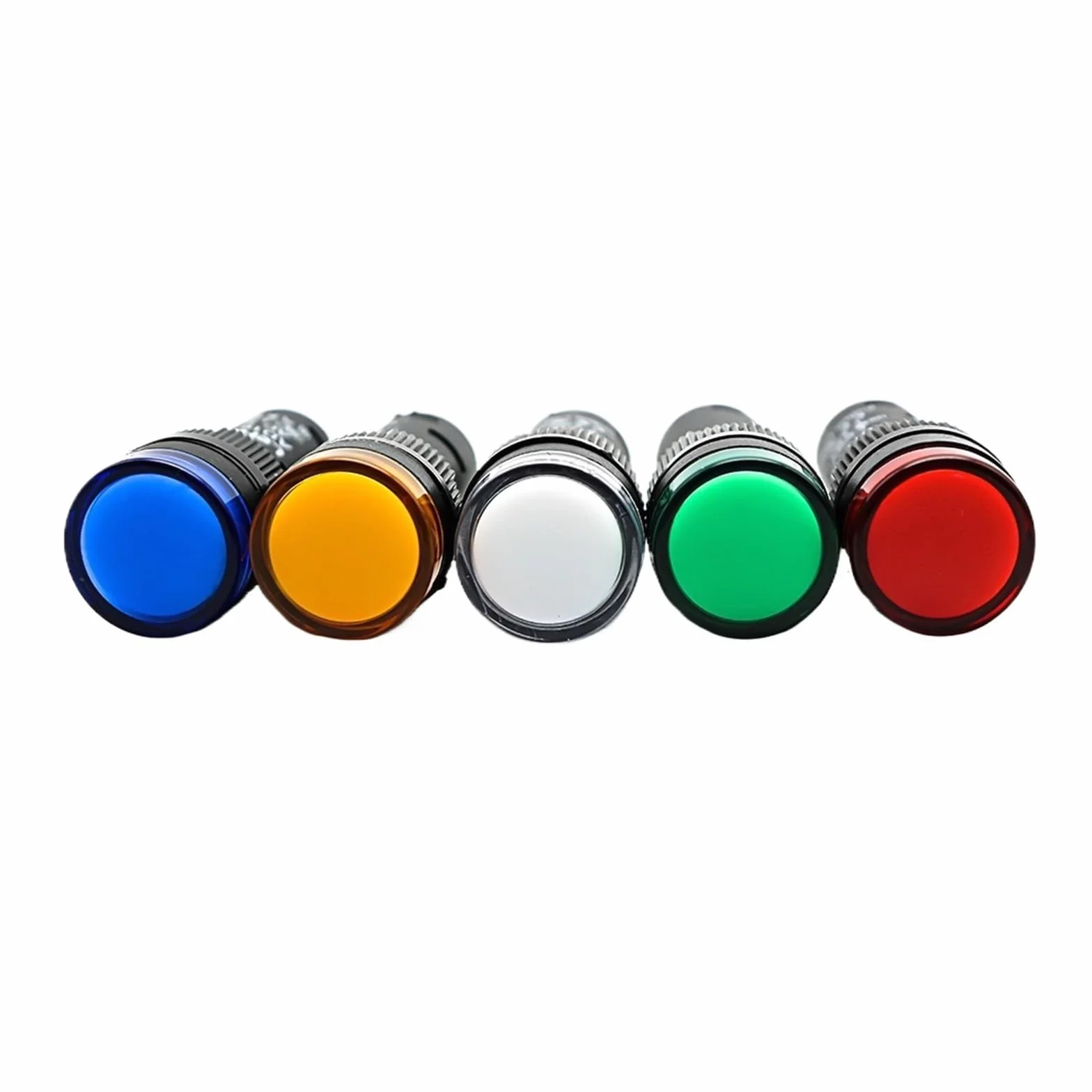 Lampka LED 16mm do montażu panelowego sygnał pilota 12V 24V 110V 220V 380V Zielony