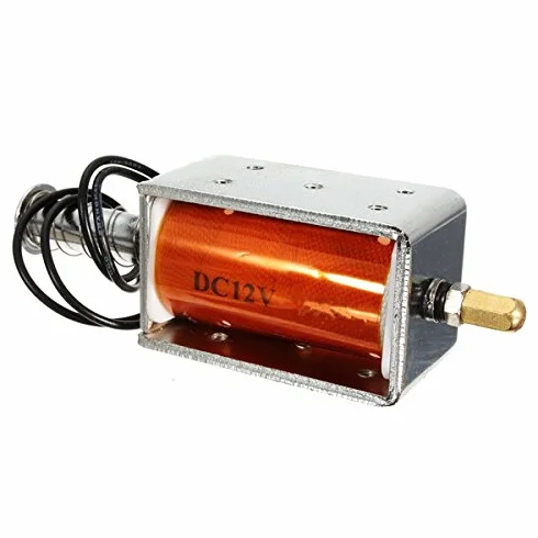 DC 12V 35mm długi skok Push Pull Solenoid Elektromagnetyczny