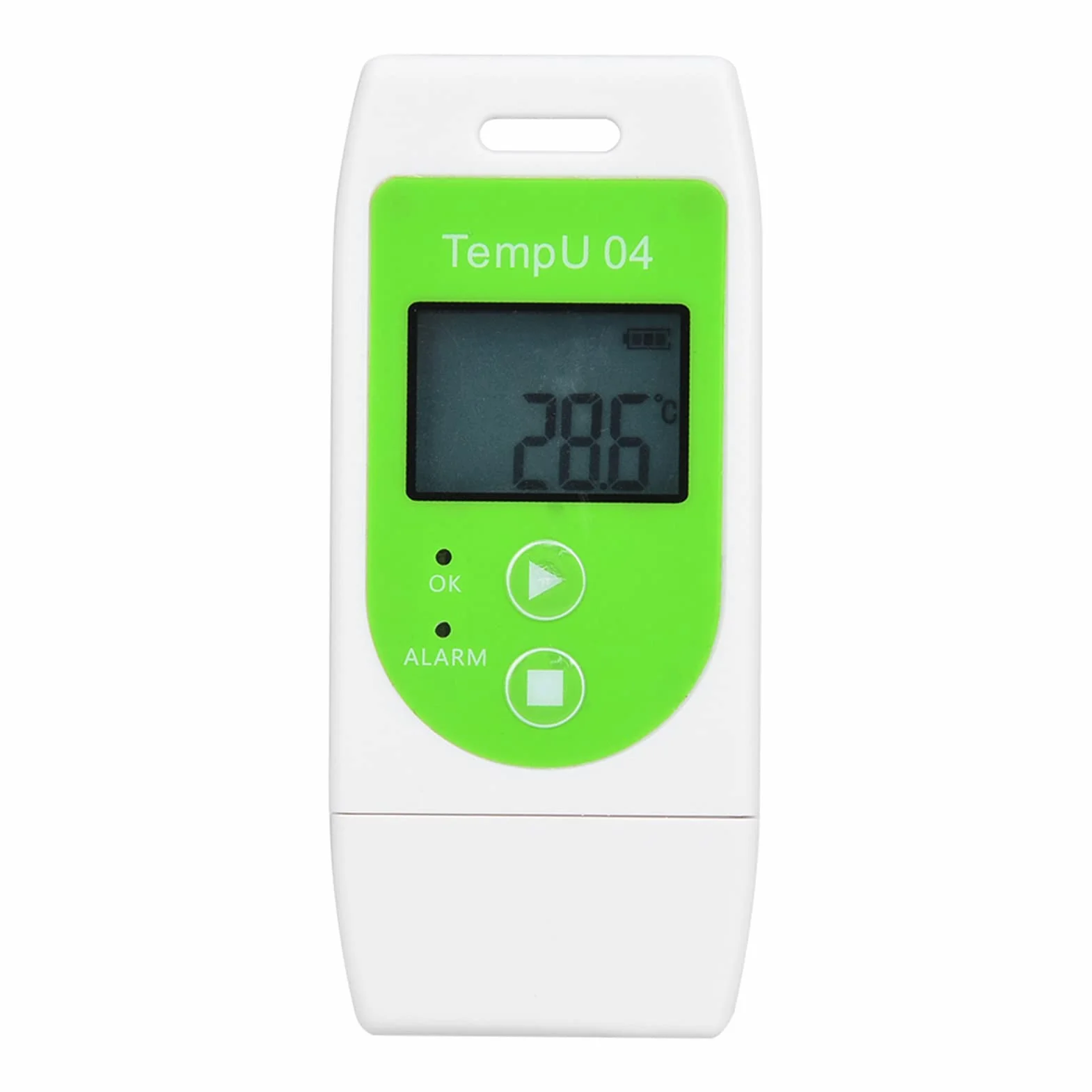 Cyfrowy Rejestrator Temperatury USB 32000 Punktów z Raportami PDF i CSV Wyświetlacz LCD