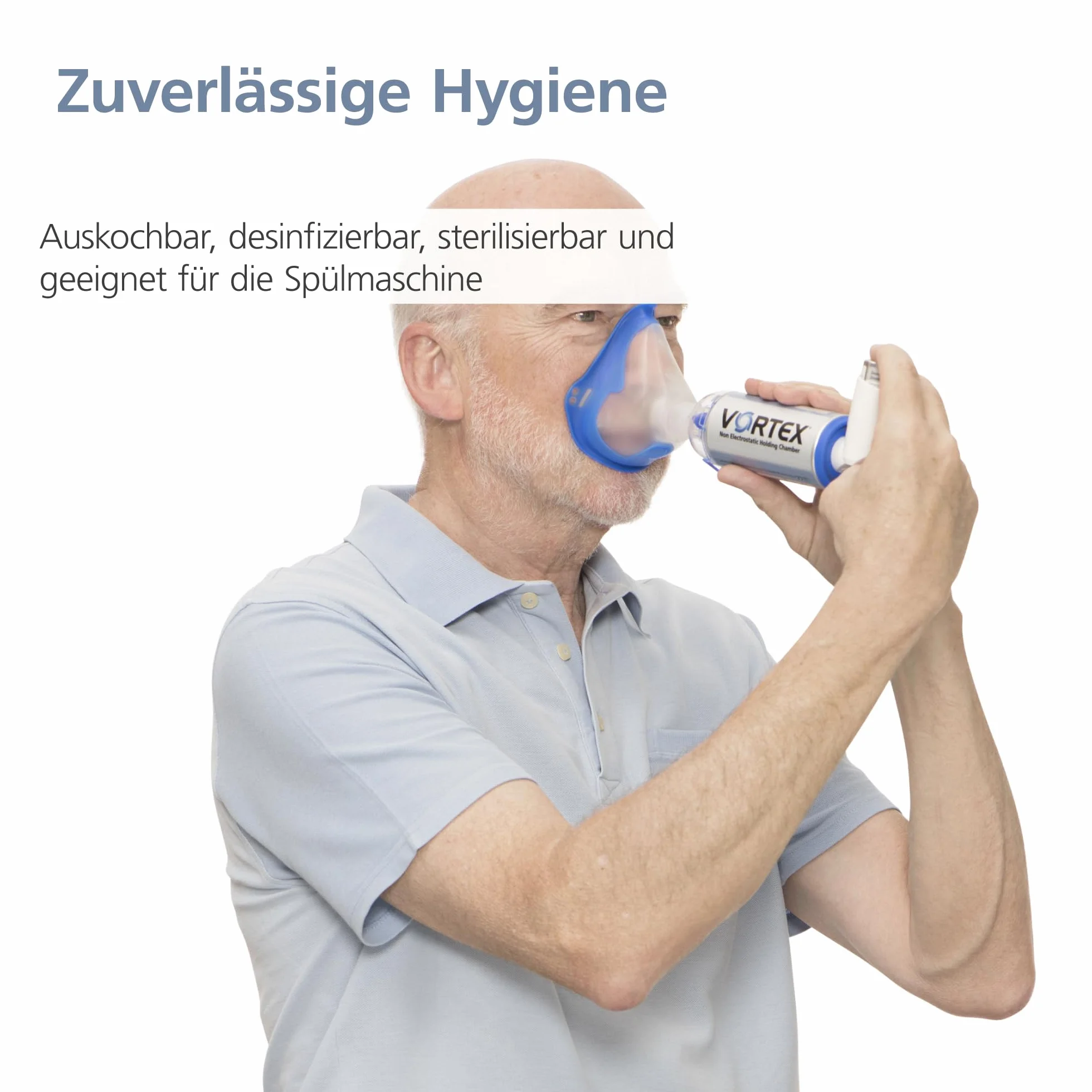 PARI VORTEX Soft maska dla dorosłych z przyłączem maski, 1 szt