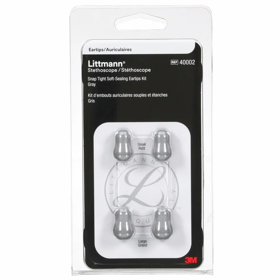 3M Littmann Zestaw oliwek, szare, duże i małe, 40002