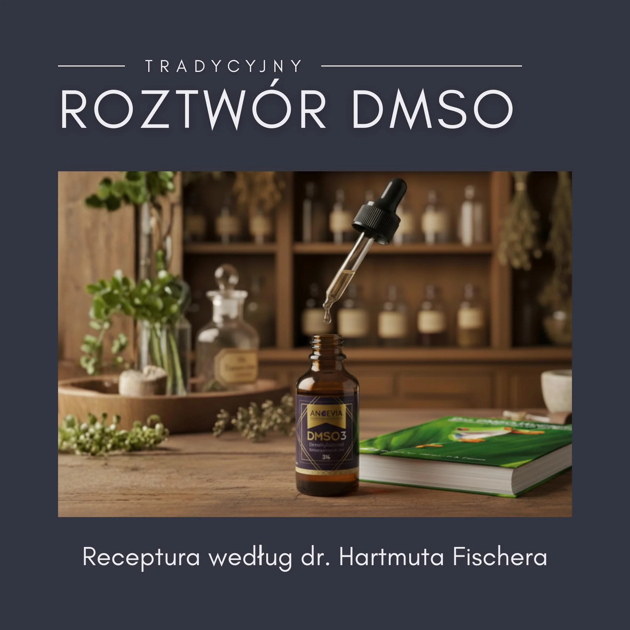 ANCEVIA® DMSO 3% Krople (30ml) - Gotowy do użycia (Bez rozcieńczania) - Wyprodukowano w Niemczech - Dimetylosulfotlenek w szkle MIRON (Ochrona UV) - Czystość Farmaceutyczna