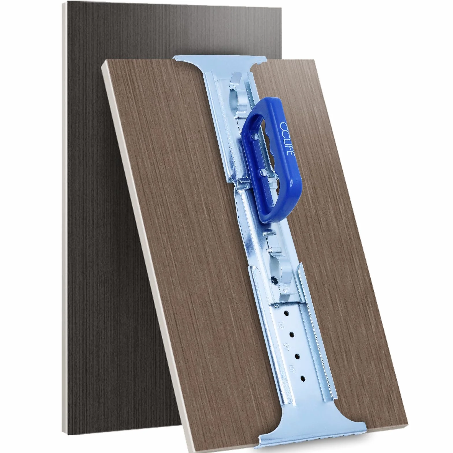 CCLIFE Zestaw podnośników do płytek, uchwyt do przenoszenia płyt 40-60 cm, 6-stopniowa regulacja, nośność 30 kg
