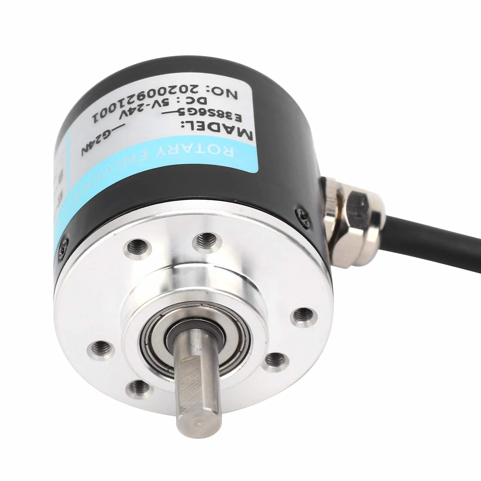 Trzyfazowy enkoder fotoelektryczny DC 5-24 V 3000-6000 obr./min 500 Hz z masywnym trzonem