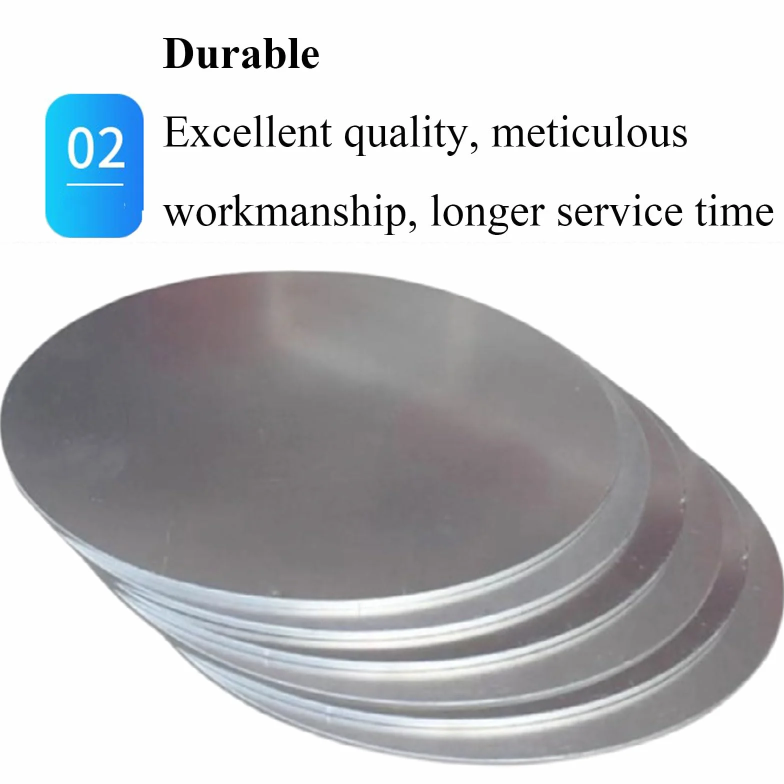 Lekkie okrągłe tarcze aluminiowe 6061 grubość 3 mm średnica 200 mm do spawania i rękodzieła
