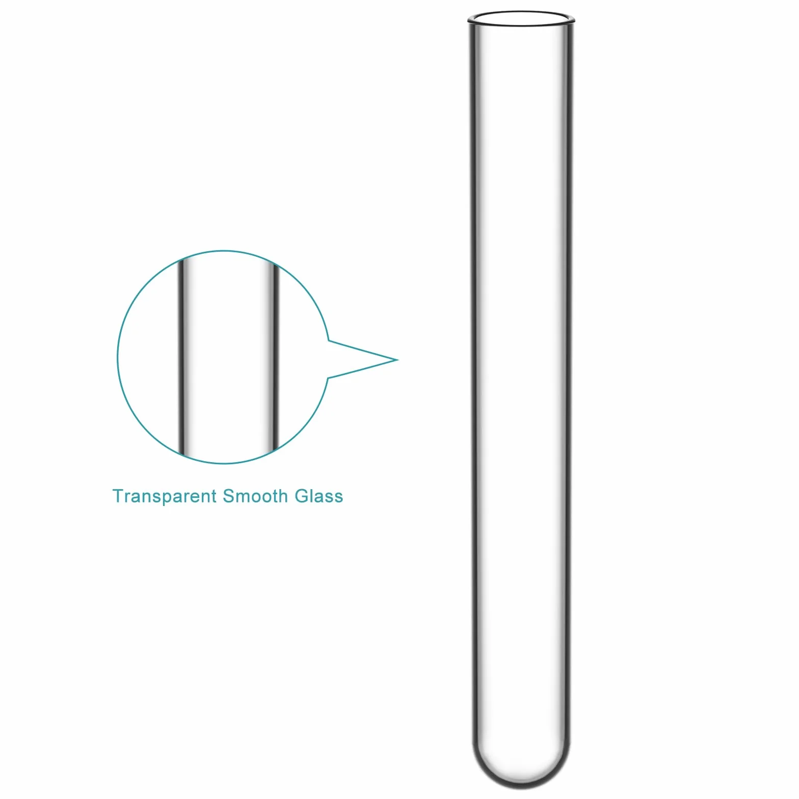 StonyLab probówki ze szkła borokrzemowego okrągłe dno 20 mm x 150 mm 20 szt.