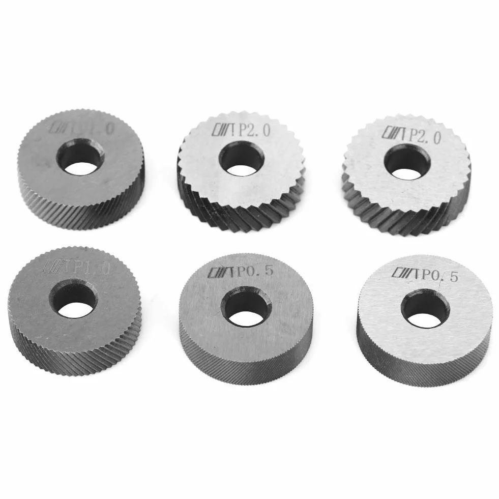 Rändelwerkzeug Stahl 7 Sztuk 0,5/1/2mm Diagonalne Dual Linear Do Obrabiarek