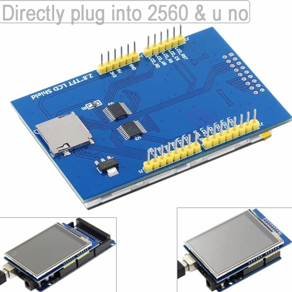 ProRock Ekran TFT 2.8" ILI9341 240x320 Arduino UNO R3