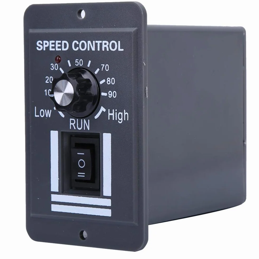 Regulator Prędkości Silnika, Dc 12-60 V 40A Pwm Szczotkowany Regulator Prędkości Silnika Regulowany Sterownik Silnika Przełącznik Cofania