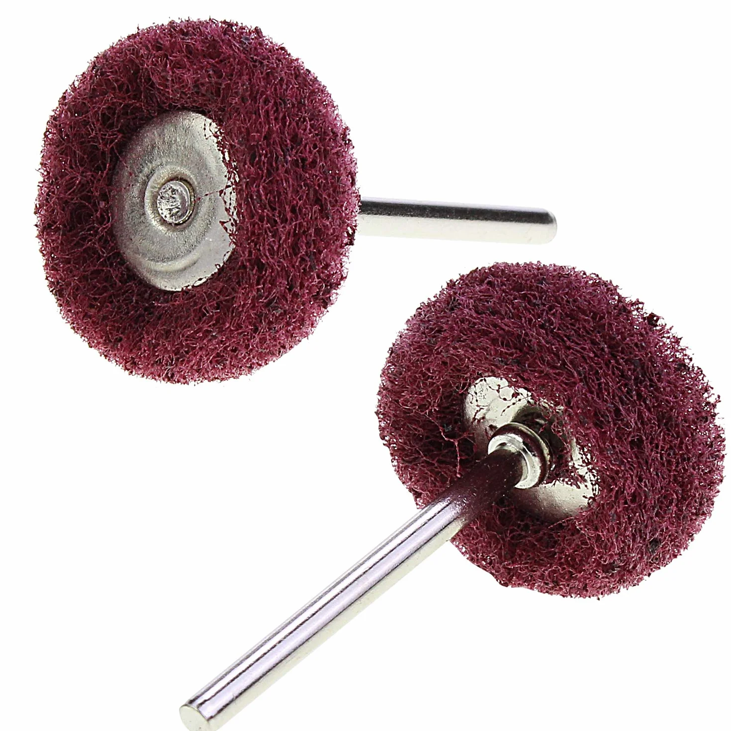 HSeaMall 40 szt. tarcze polerskie 2,5 cm 80/150/240/300 Grit do narzędzi obrotowych