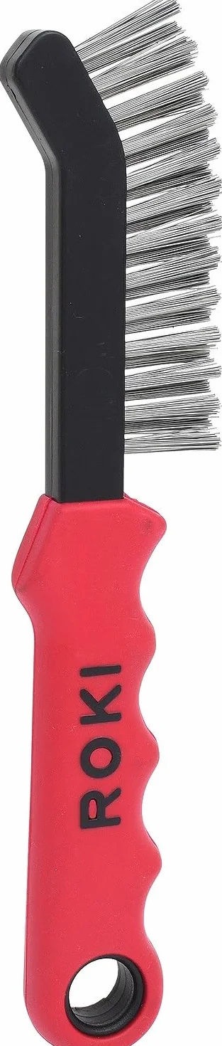 KS Tools 201.2320 Szczotka druciana z drutu stalowego do siodła hamulca, 2-rzędowa