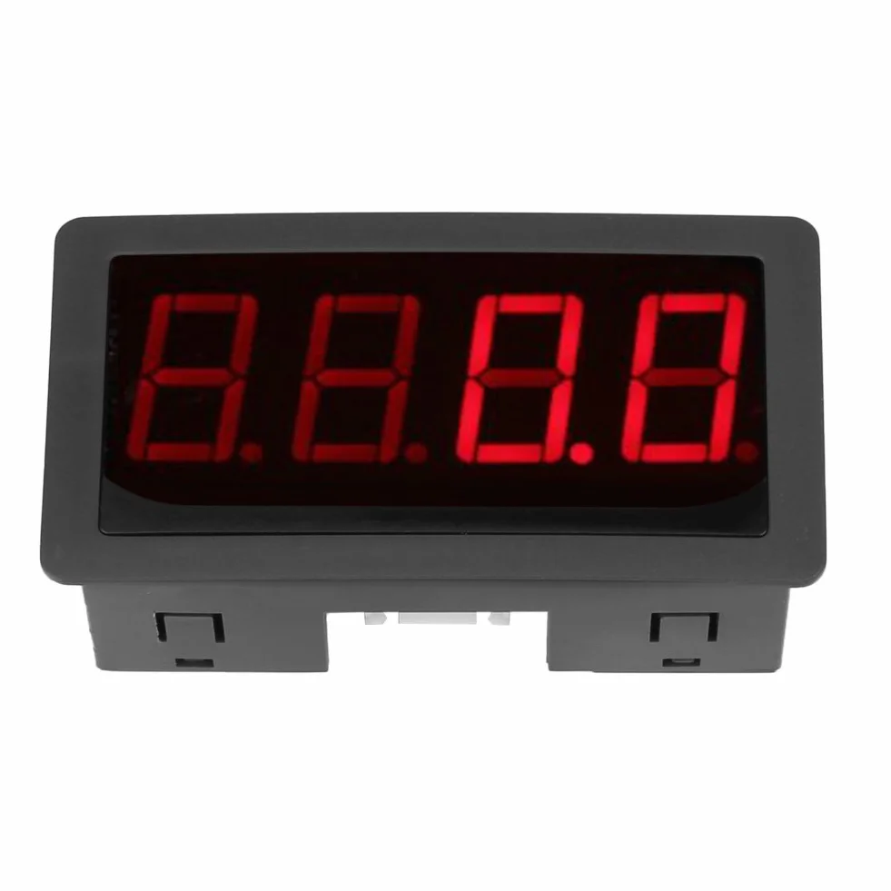Cyfrowy tachometr LED, prędkościomierz RPM + czujnik zbliżeniowy NPN Halla (czerwony/niebieski) (czerwony)