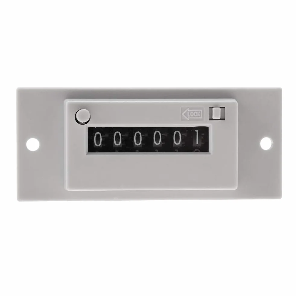 Zaawansowany Elektromagnetyczny Licznik CSK6-YKW Pulse To Urządzenie dla Dużych i Dokładnych 6-cyfrowych Liczenia-AC110V/AC220V/DC24V dla zastosowań Przemysłowych (AC220V)