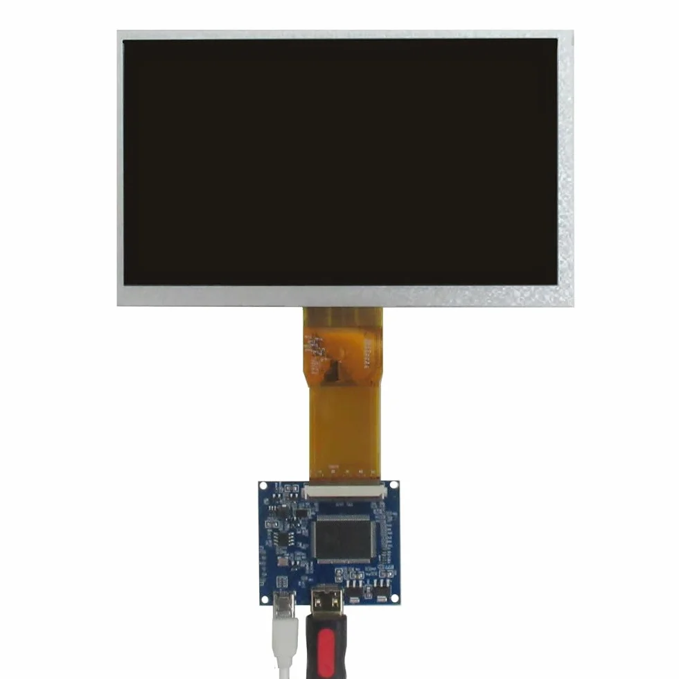 Uniwersalny wyświetlacz LCD 7" 1024x600 mini HDMI do Raspberry Pi PC monitor drugi ekran