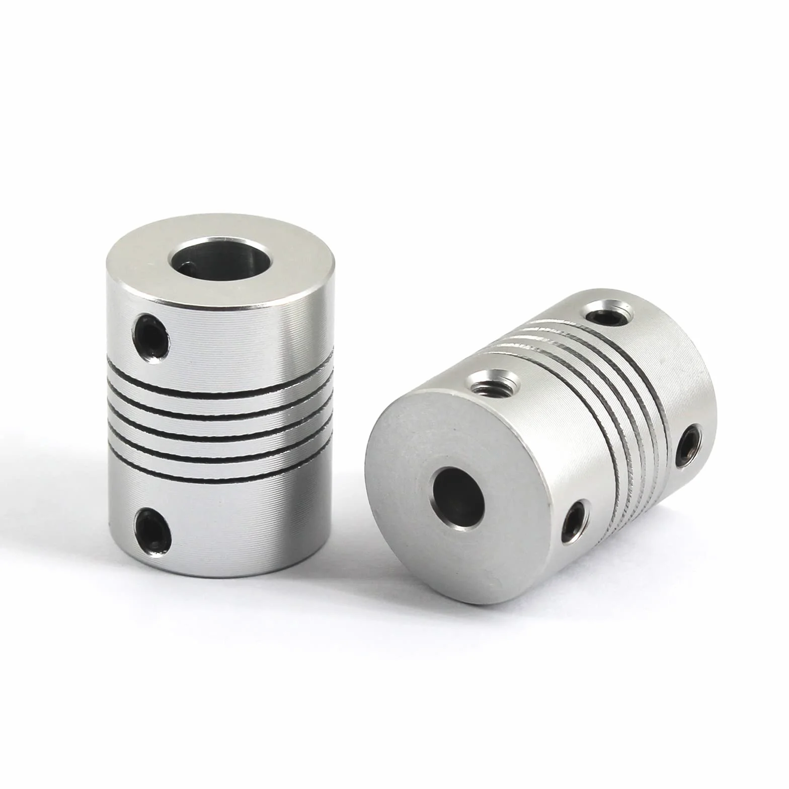 Elastyczne sprzęgło ze stopu aluminium 8 mm do 8 mm Elastyczne sprzęgło wału do drukarki 3D maszyny CNC (10 sztuk)