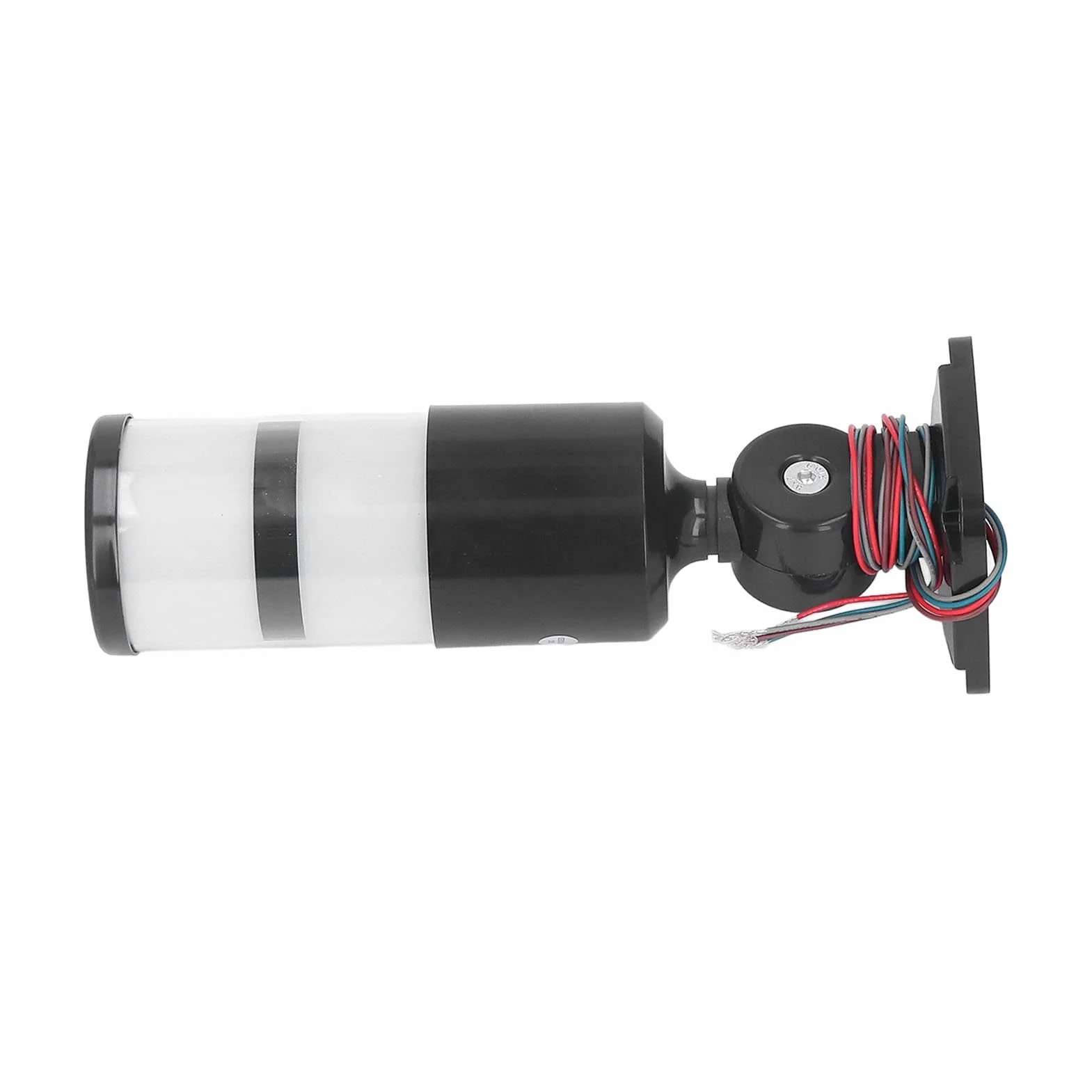 Lampa wieżowa LED, czerwona i zielona, ognioodporna, 12-24 VDC, przemysłowa lampa ostrzegawcza, obudowa z tworzywa sztucznego ABS z brzęczykiem, do linii montażowych do obrabiarek