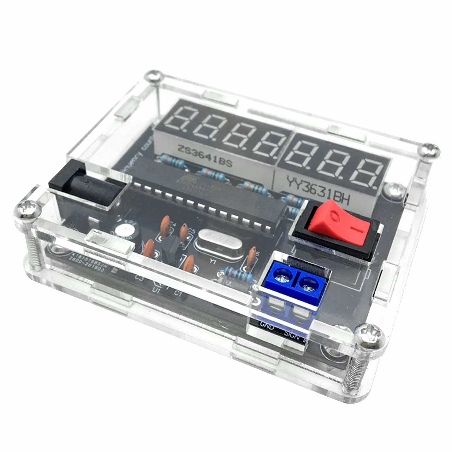 Cyfrowy miernik częstotliwości 0,45 Hz-10 MHz DIY zestaw pomiarowy