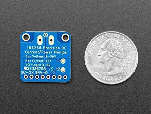 Adafruit Czujnik INA260: wysokie/niskie napięcie boczne, prąd, pomiar mocy z dokładnością 1%