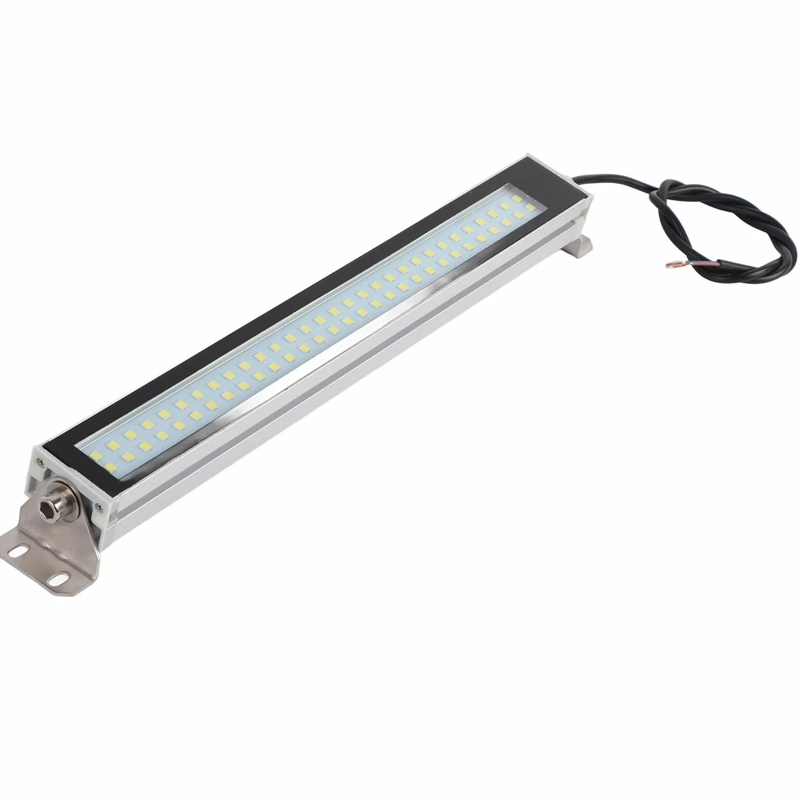 Oświetlenie lampy LED maszyn przemysłowych, IP67 Wodoodporny przeciwwybuchowy 24V 36V 12W High Brightness LED Work Light z metalową podstawą obrotową 360 °, Oświetlenie maszyn CNC
