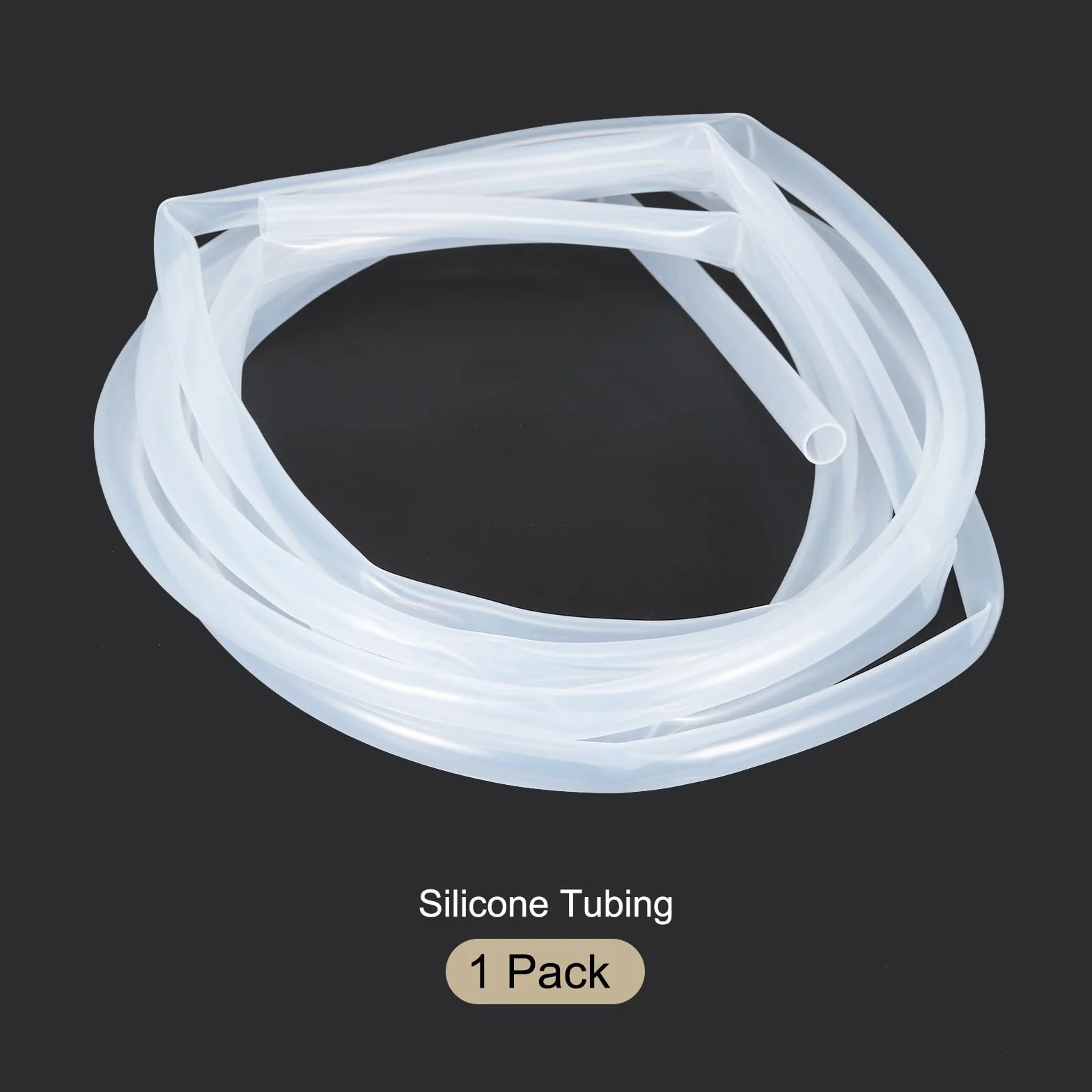 5 m (16 stóp) rurki silikonowe 12 mm ID 14 mm OD przezroczyste przemysłowe plastikowe rurki z czystego silikonu do pompy zasysania drenażu nawadniania warzenia, 1/5.1 cm x 9/40.6 cm
