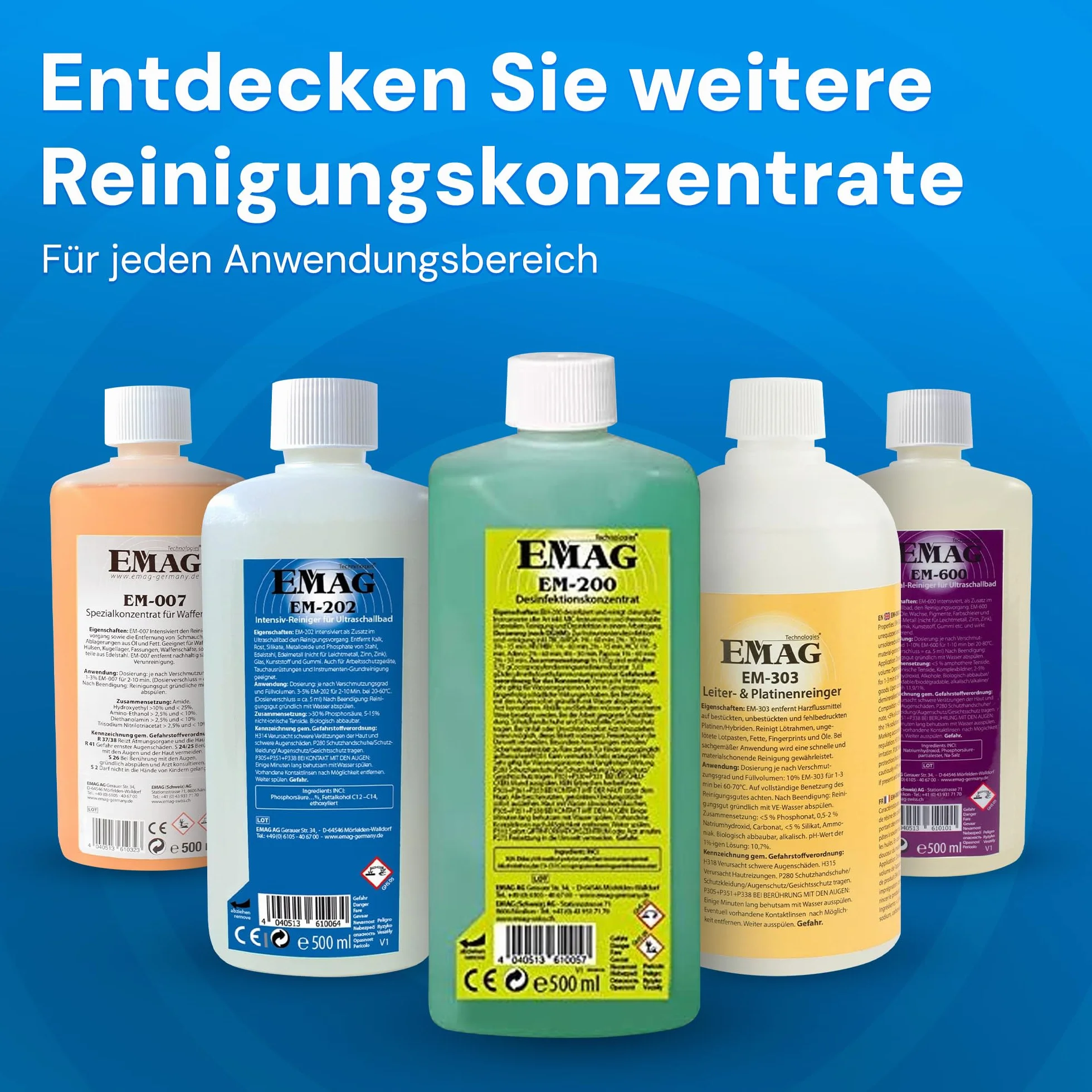 EMAG Intensywny Środek Czyszczący EM-202 500ml do stali, szkła, gumy