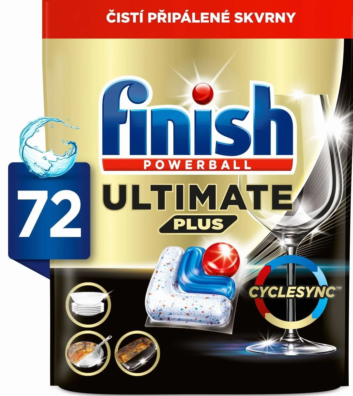 Finish Ultimate Plus All in 1 kapsułki do zmywarki 72 szt.
