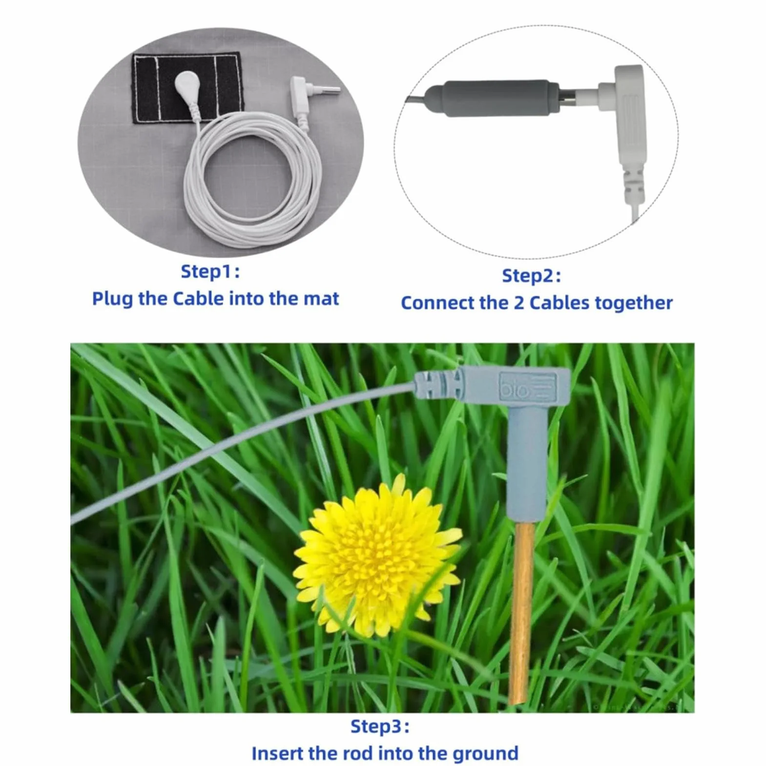 Grounding Rod 12 Inch 40ft Wire Complete Grounding Solution