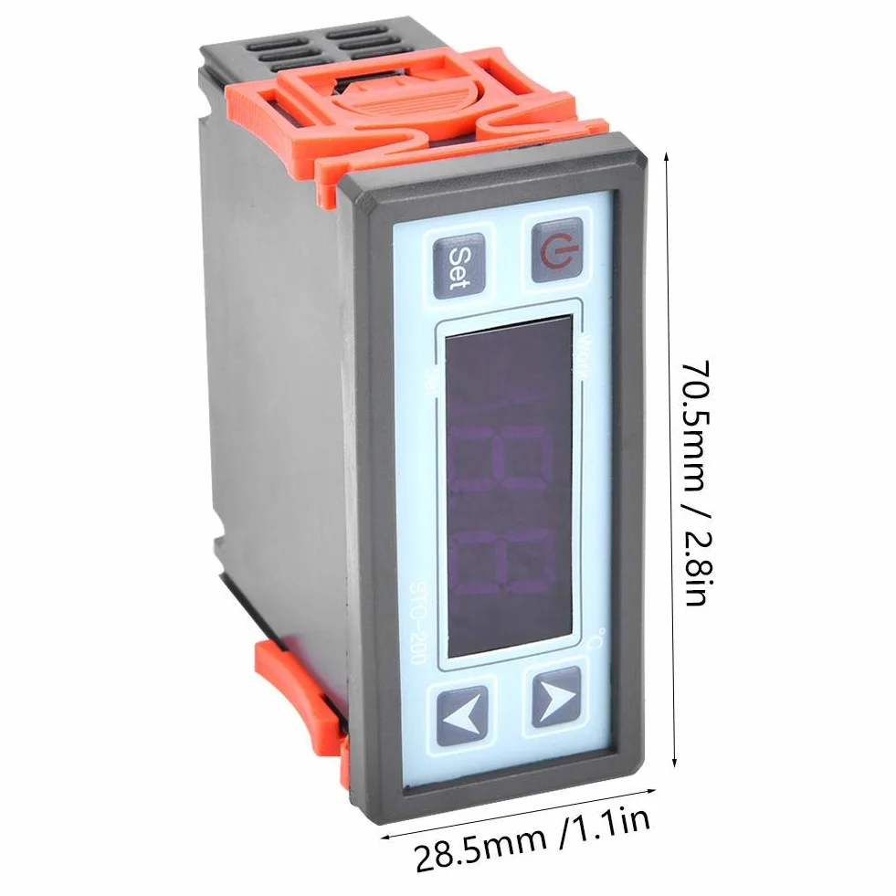 Regulator temperatury -200 Cyfrowy termostat, sterowanie mikrokomputerem, tryby chłodzenia i ogrzewania, -40 °C ~ 99 °C