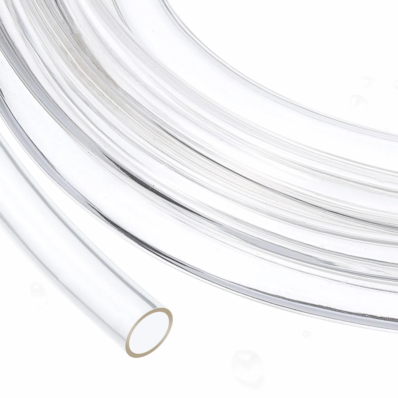 QUARKZMAN Wąż PCW 5 mm ID x 6 mm OD (4 metry) – węże do akwarium – wąż gumowy, wąż do piwa, elastyczny, nadaje się do kontaktu z żywnością i przezroczysty, do wody pitnej, gospodarstwa domowego i
