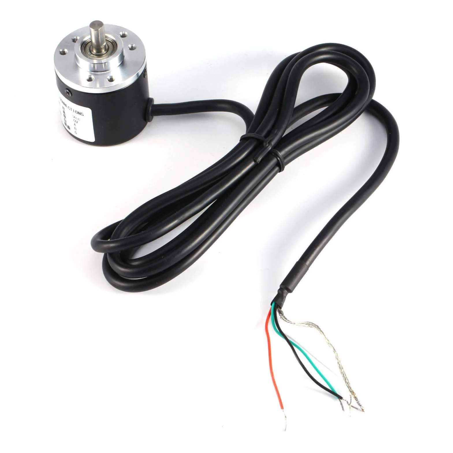 Sensor Encoder, 600P / R 6mm Photoelektrischer Inkremental-Rotationssensor Encoder Industrielles Sensorzubehör Inkremental Encoder