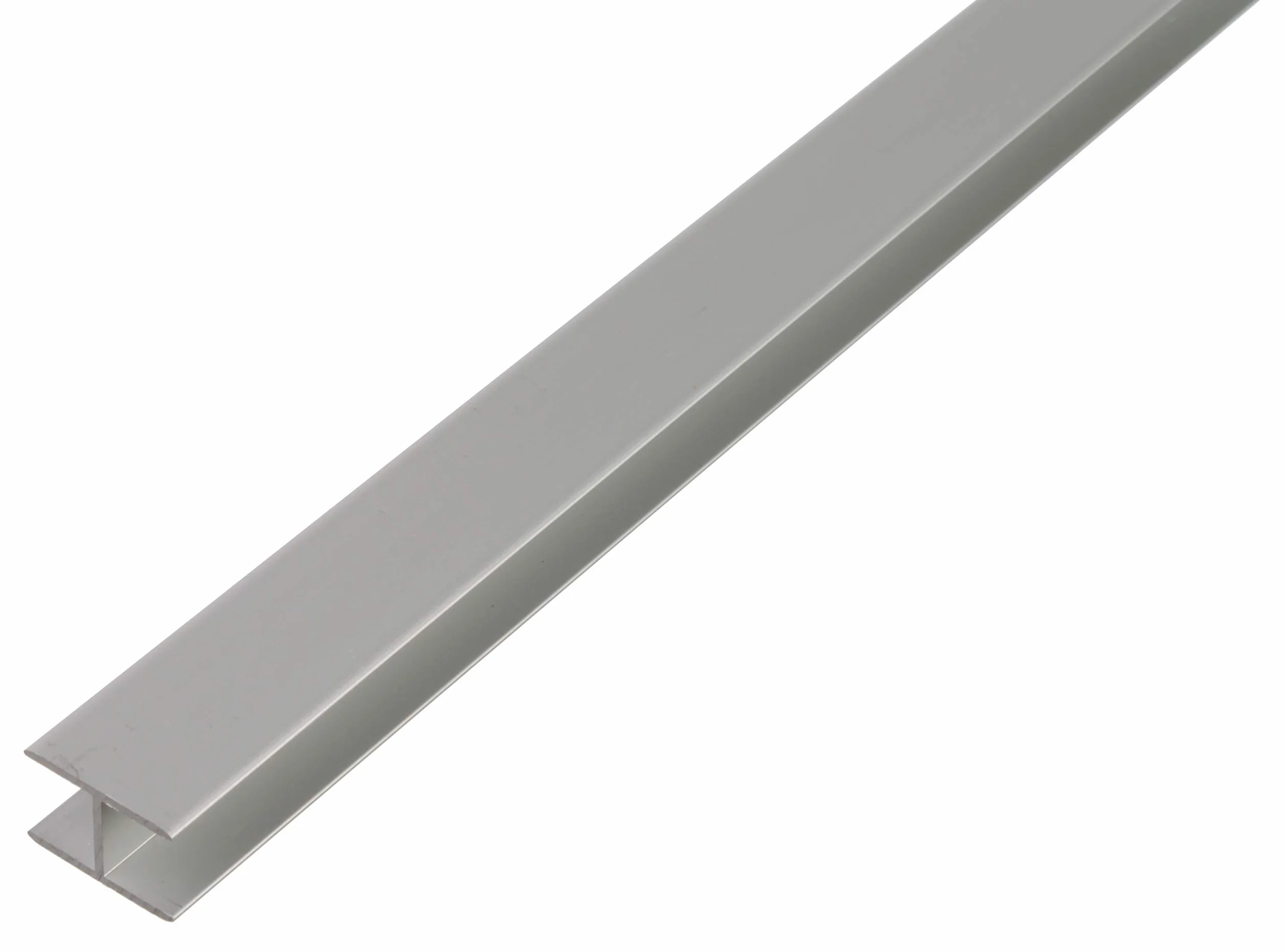 GAH-Alberts 30647 profil H | samozaciskowy | aluminium, anodowane w kolorze srebrnym | 1000 x 15,9 x 24 mm