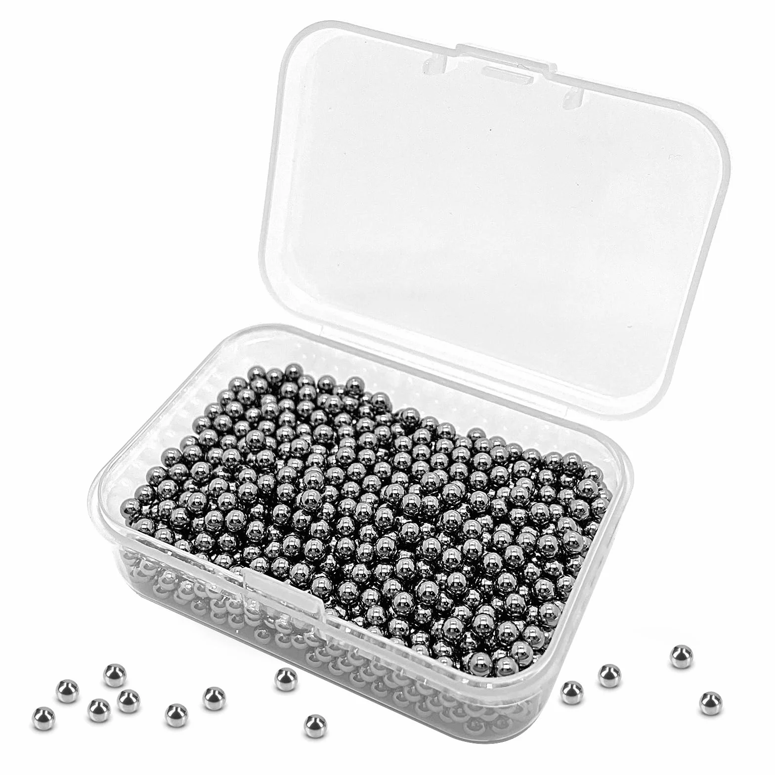kulki czyszczce - 1000 sztuk 3mm kulki czyszczce ze stali nierdzewnej 304 do butelek, dekanterów, wazonów, karafek, karafek na wino, szklanych butelek - nierdzewne, srebrne