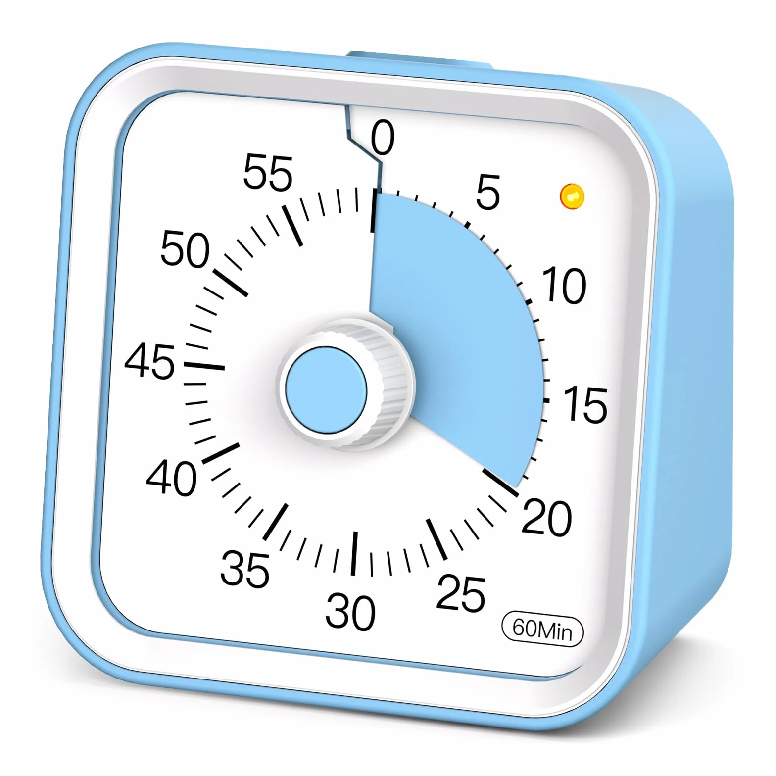 Wizualny timer z funkcją pauzy dla dzieci i dorosłych, czasomierz produktywności do nauki, nauczania, gotowania w kuchni, spotkań biurowych, zarządzania czasem dla ADHD (niebieski)