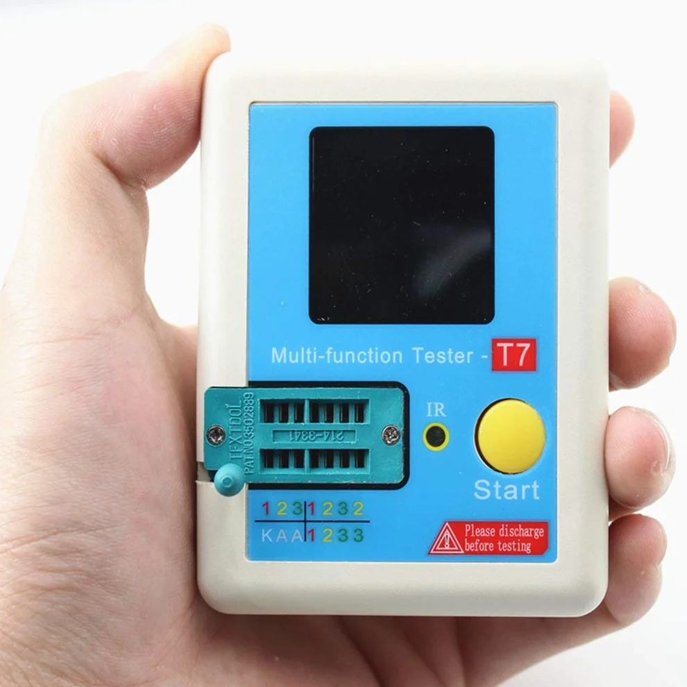 DollaTek Wielofunkcyjny Tester Tranzystorowy TFT LCR ESR NPN PNP MOSFET IR
