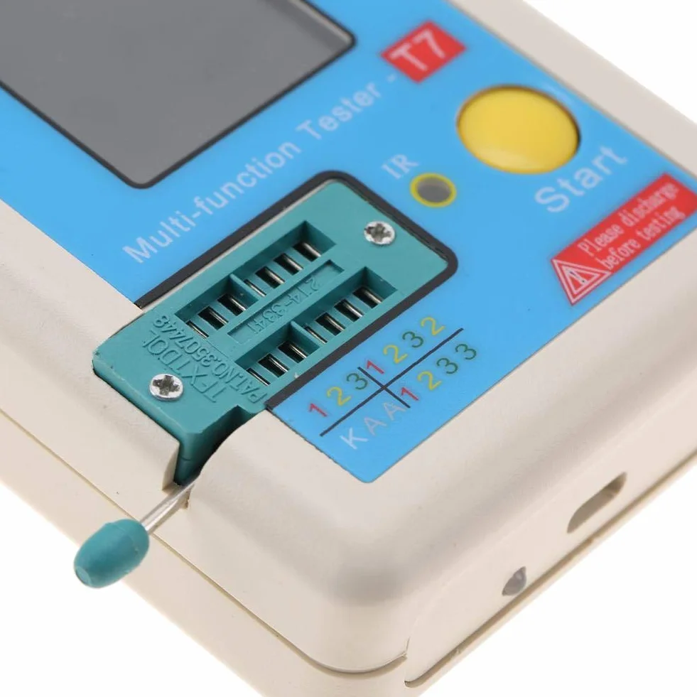 LCR-T7 TFT Transistor-Tester Multifunktions Farbige Grafikanzeige