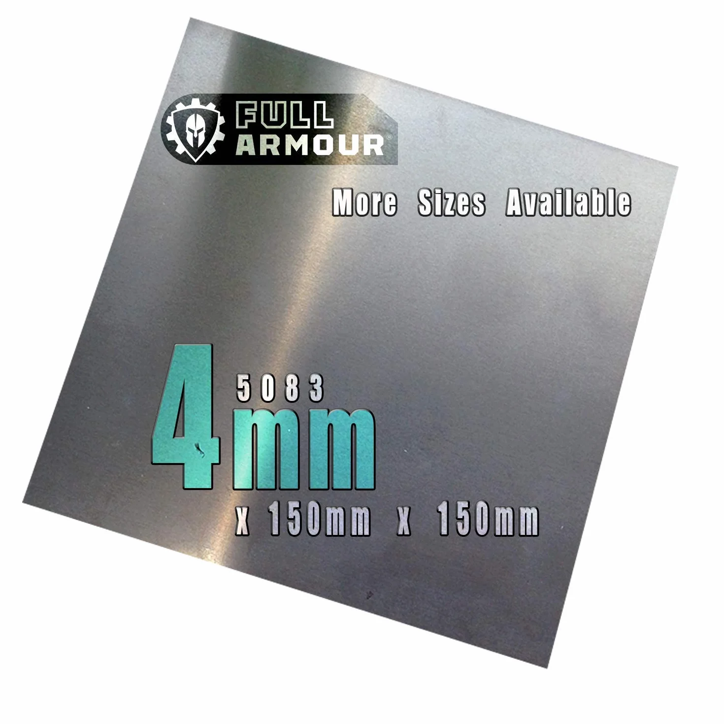 Płyta aluminiowa 4 mm - 5083 150 mm x 150 mm (15cm x 15cm)