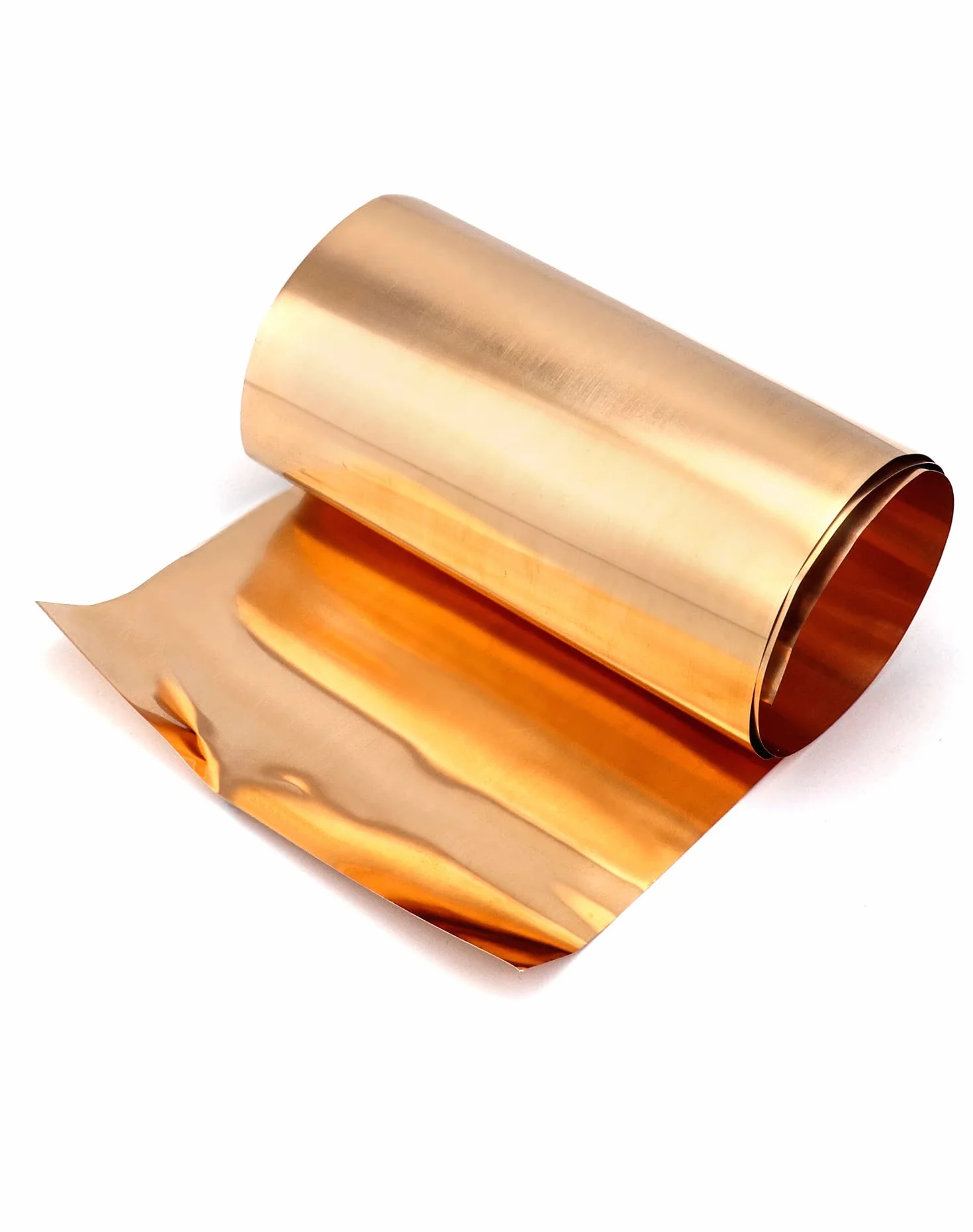 QWORK® 0,1 mm Arkusze miedziane z folii miedzianej, 99,9% czystej miedzi - 0,1mm x 20cm x 1M