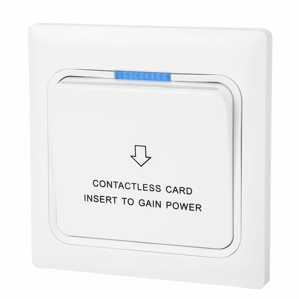 Przełącznik Rozpoznawania Energii Elektrycznej Power Key Card Sensor Panel Przenośny Trwały Włącznik światła