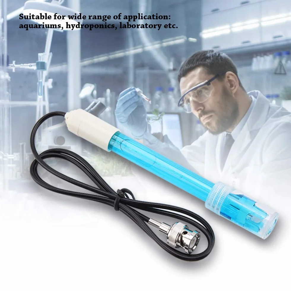 Fyearfly Ph-201 Czujnik złącza sondy elektrody laboratoryjnej Ph elektroda kompozytowa 70 cm/27,6 cala