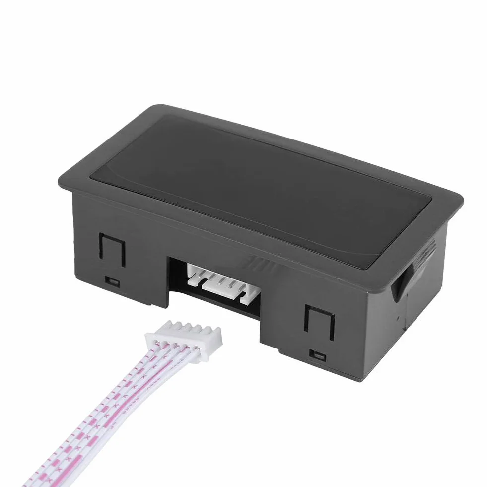 Fydun Tachometr LED 4-cyfrowy RPM Prędkościomierz z Czujnikiem Zbliżeniowym NPN Czerwony