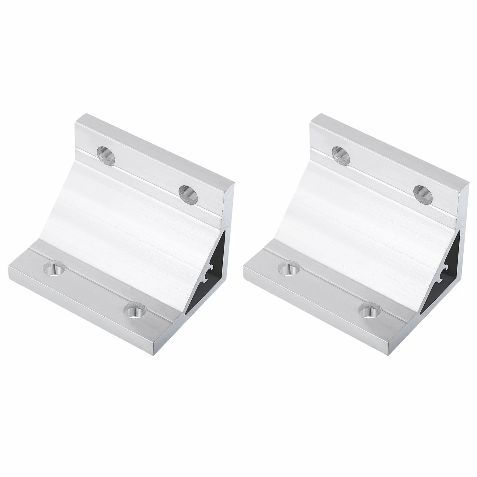 QUARKZMAN kątownik 90° aluminiowy profil kątowy wspornik łącznik 8080 srebrny
