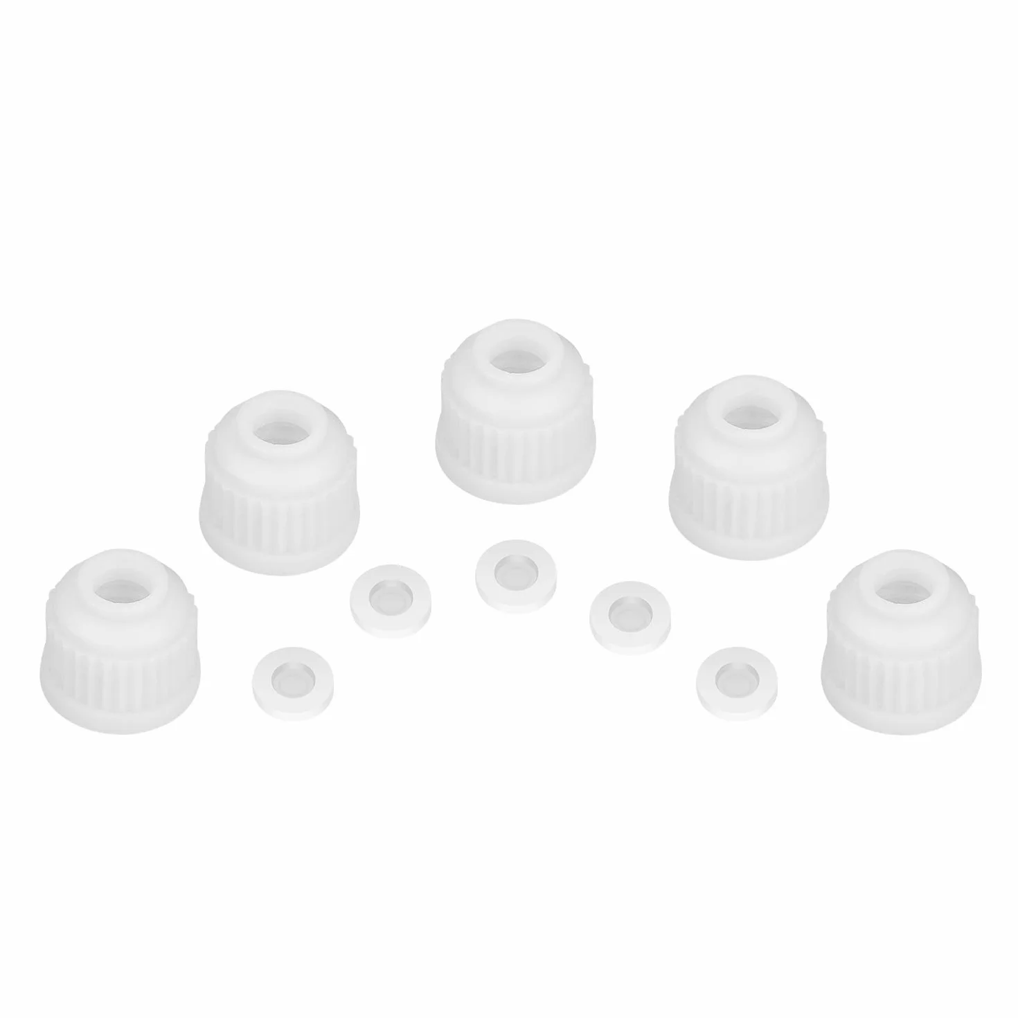 StonyLab Plastikowe zakrętki wymienne nasadki do adaptera wlotowego termometru 14/20, 19/22 i 24/40, (5 szt.)