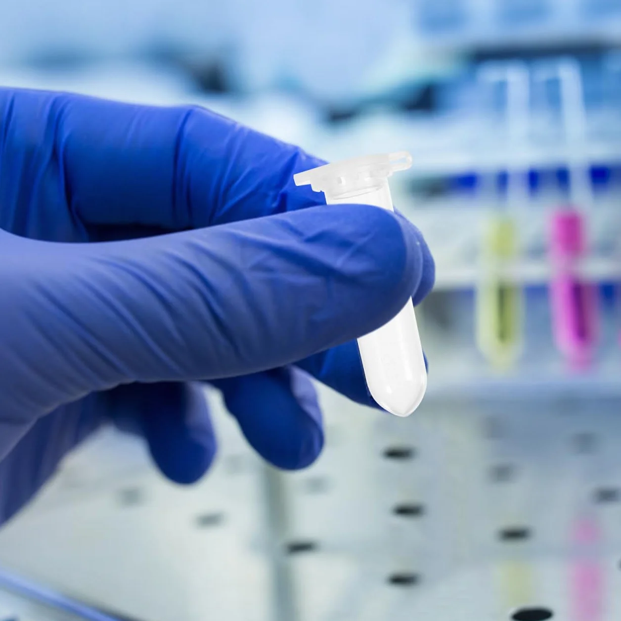 Probówki Wirówkowe 2 ml 500 Szt Materiały Laboratoryjne do Analizy Krwi z Zatrzaskiem Biały